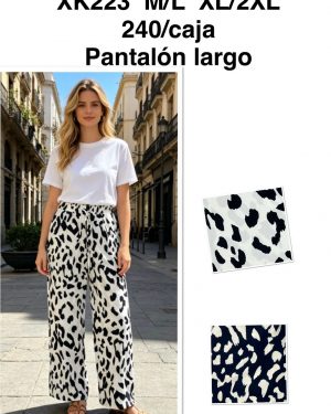 XK223 pantalón estampado super precio