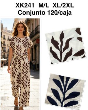 XK241 Conjunto estampado super precio