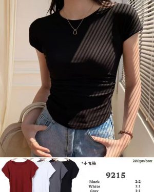 9215 Camiseta básica algodón super precio