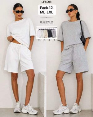 LF5098 Conjunto algodón short