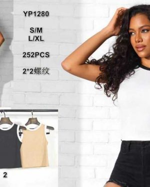 YP1280 Top borde blanco