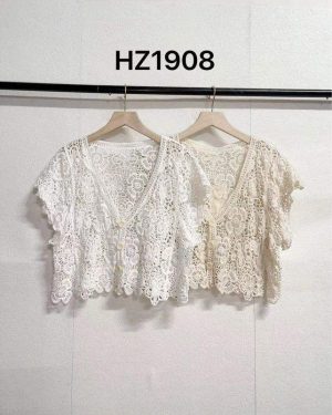 HZ1908 Blusa de crochet