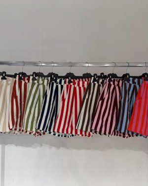 0141460 short de vestir rayas