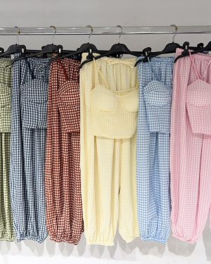 0141360 Conjunto top Vichy
