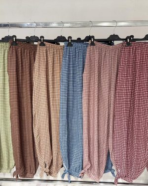 0142280 Pantalón viral puño de atar