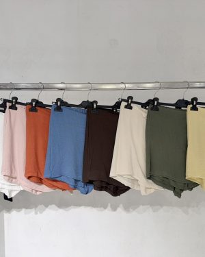 0142320 Falda pantalón lino