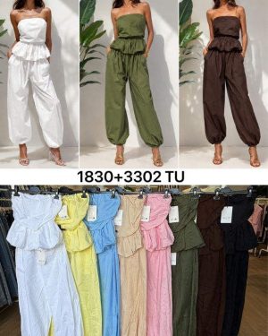 01830-33020 Conjunto pantalon puño Zara