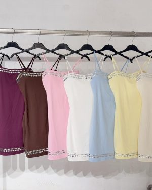 0486160 Vestido Zara de tirantes corto taches