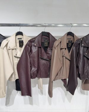 046730 Chaqueta polipiel cierre Zara