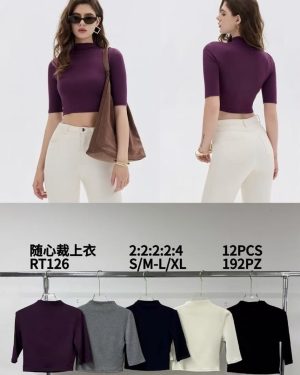 RT126 Camiseta cuello alto