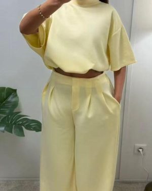 0257630 Pantalón pinzas de chándal