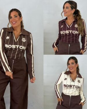 0106120 Top fruncido polo licra fría
