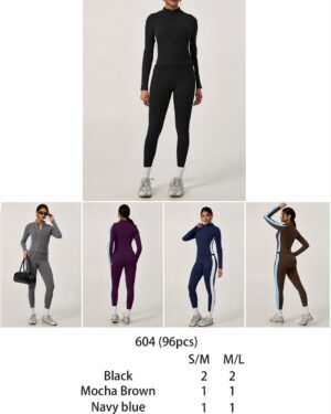 604 Conjunto rayas AQUA chaqueta