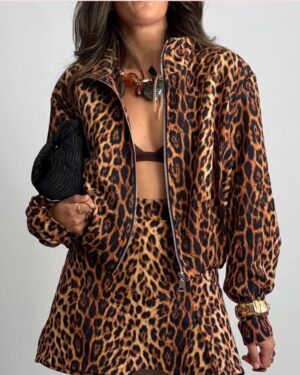 0147370 Chaqueta estampada con forro Zara