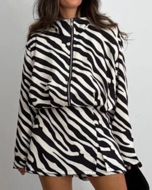 0146900 Falda pantalón estampado Zara